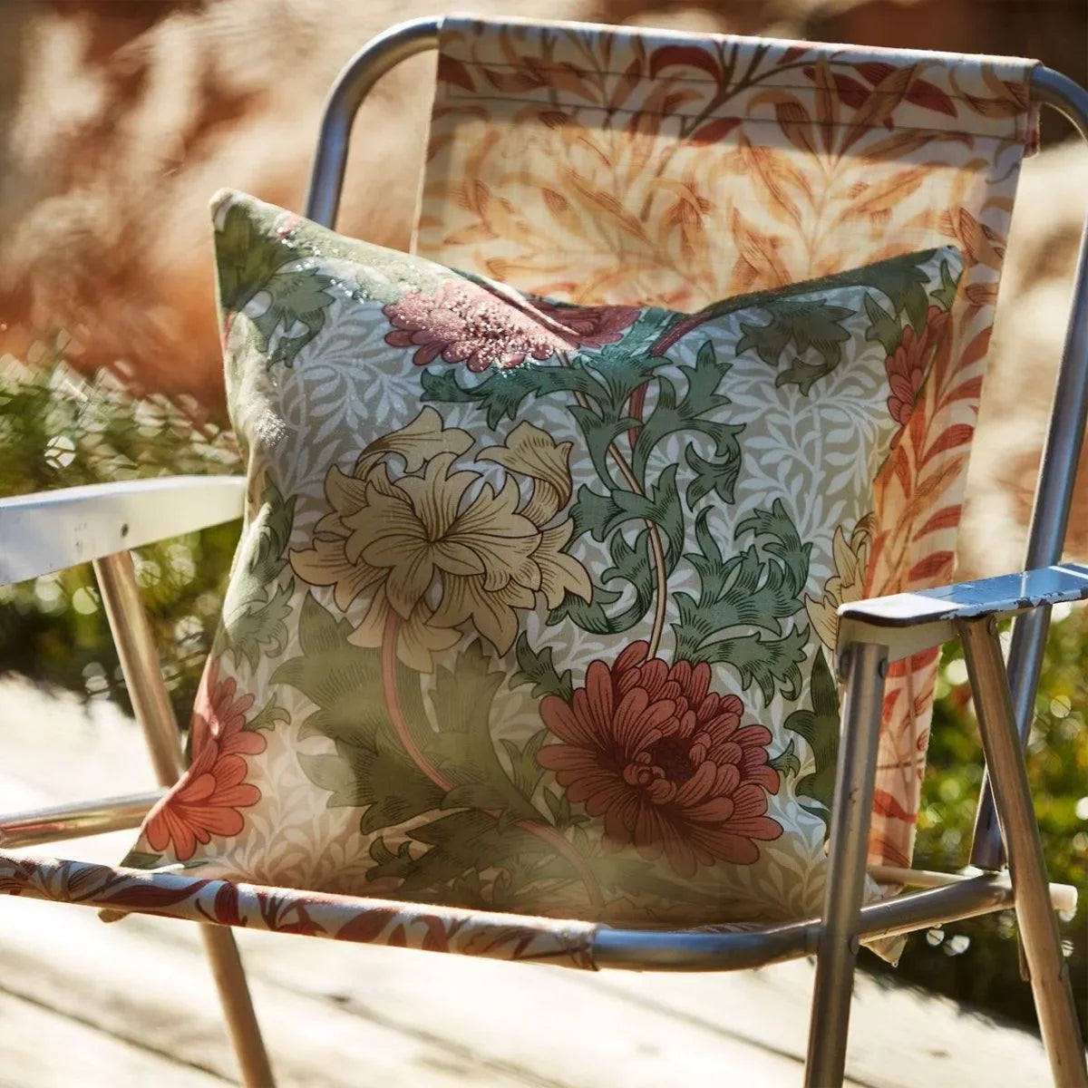 Chrysanthemum Outdoor Fabric - Morris & Co