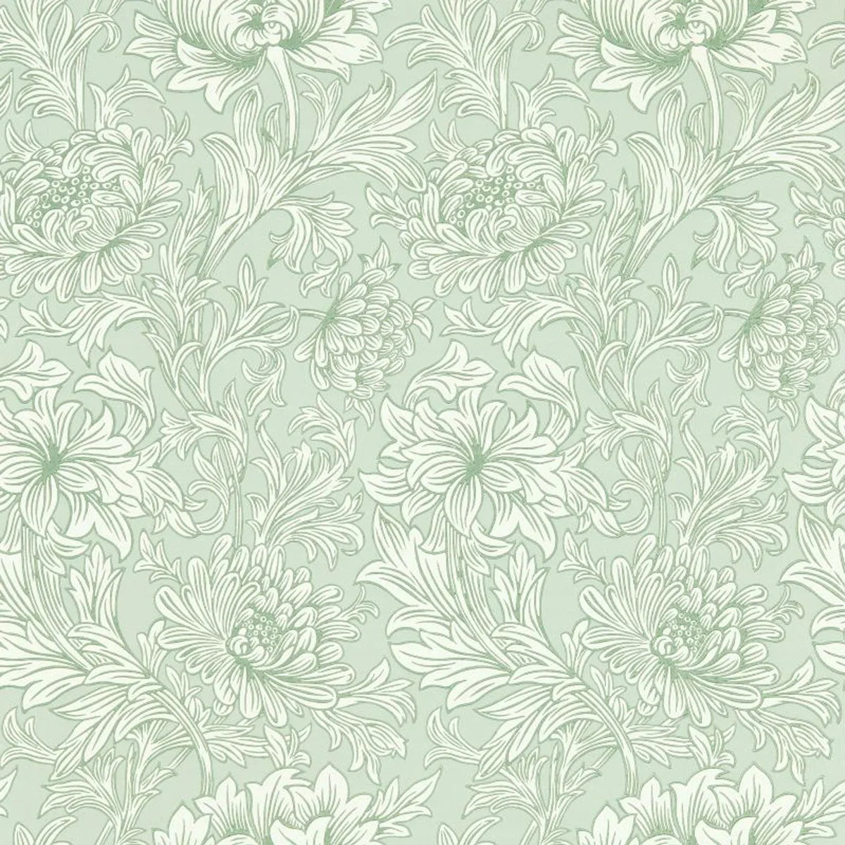 Chrysanthemum Toile Wallpaper - Morris & Co