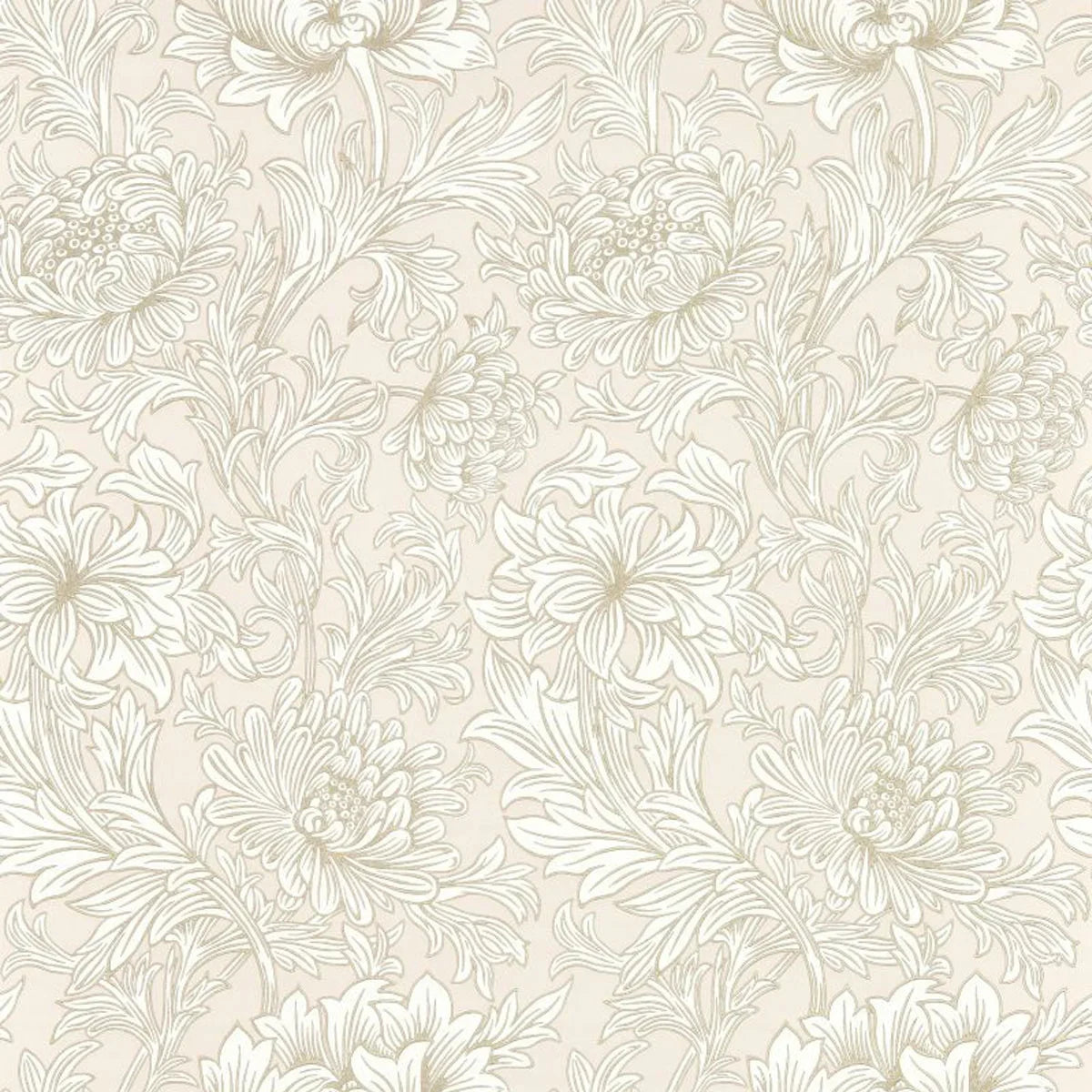 Chrysanthemum Toile Wallpaper - Morris & Co