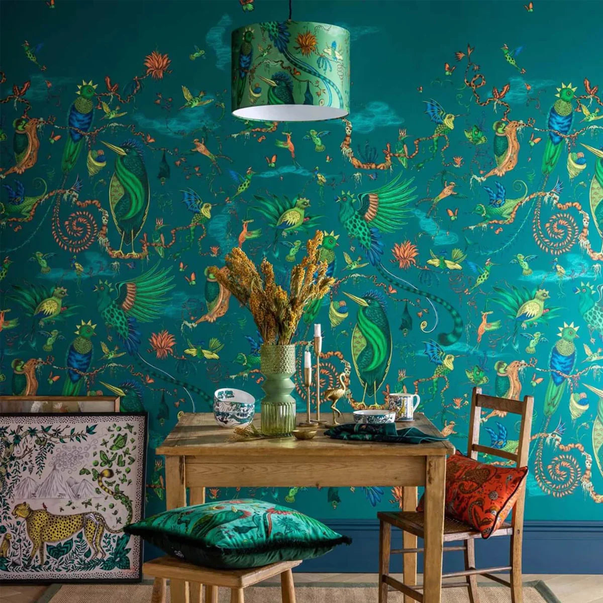 Cloud Forest Wallpaper - Clarke & Clarke X Emma Shipley
