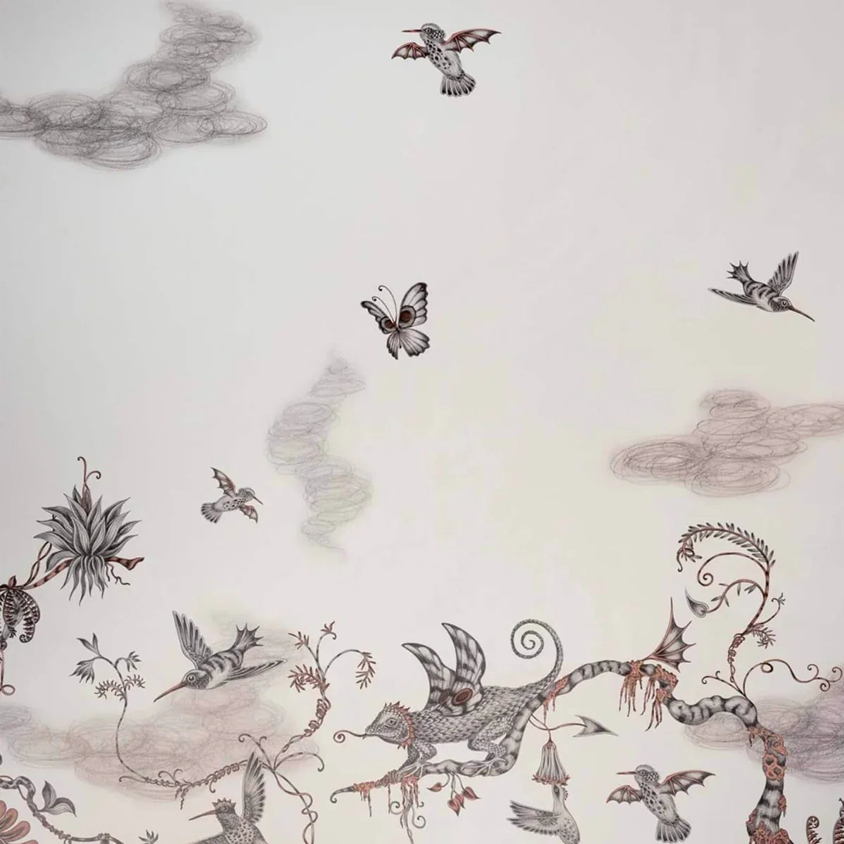 Cloud Forest Wallpaper - Clarke & Clarke X Emma Shipley