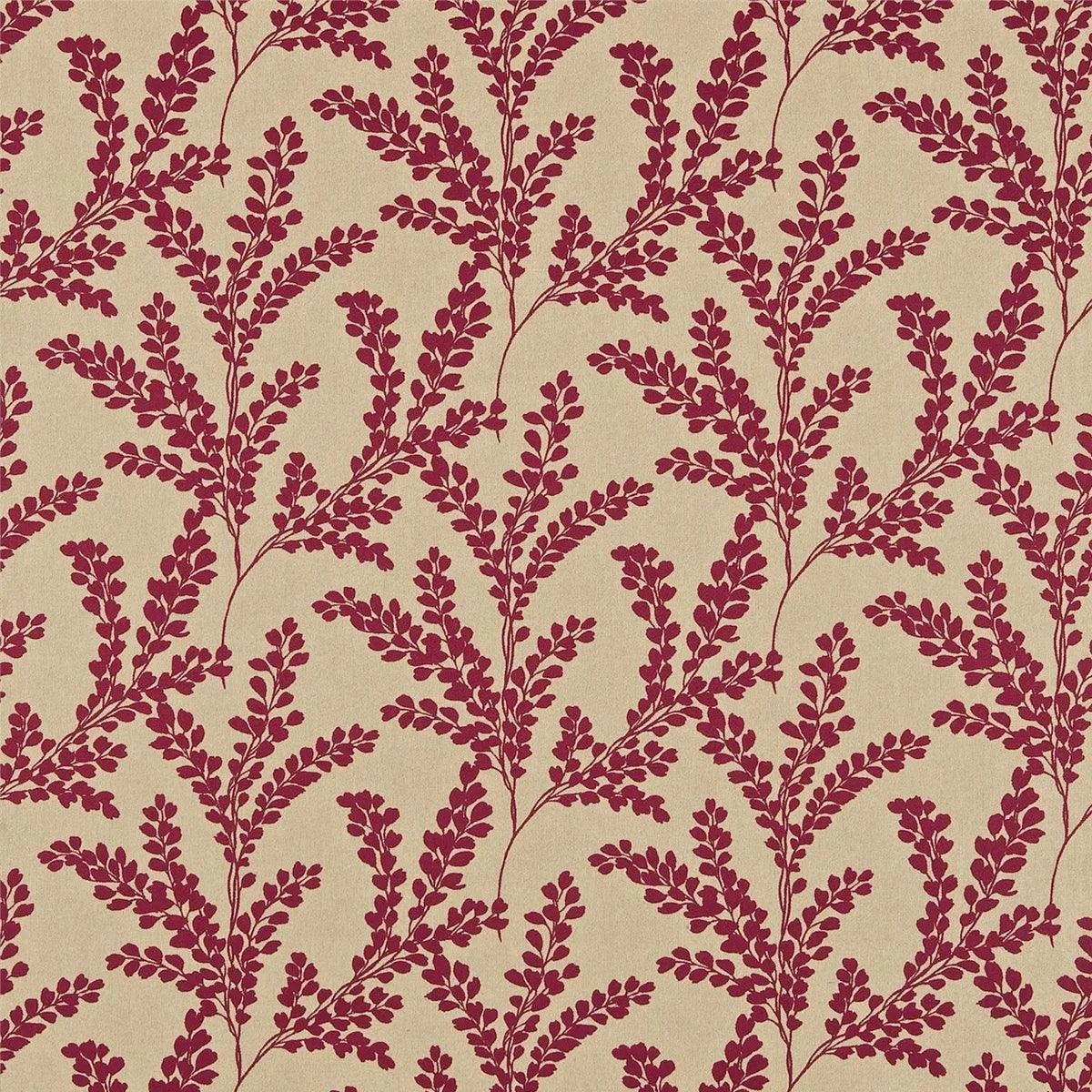 Clovelly Claret Fabric - Sanderson
