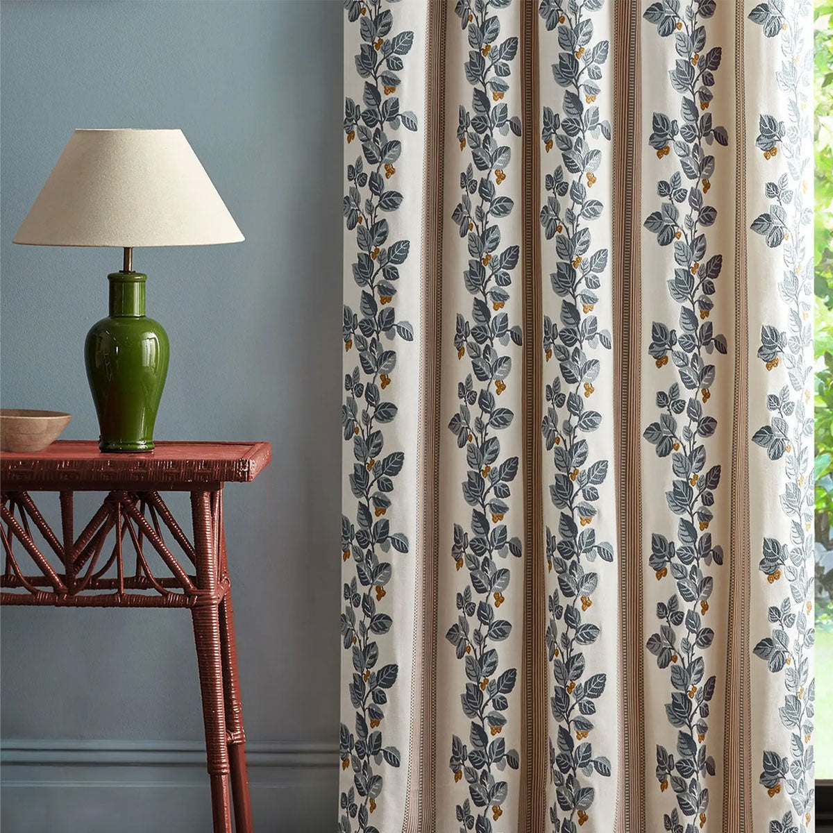 Cobnut Stripe Fabric - Sanderson