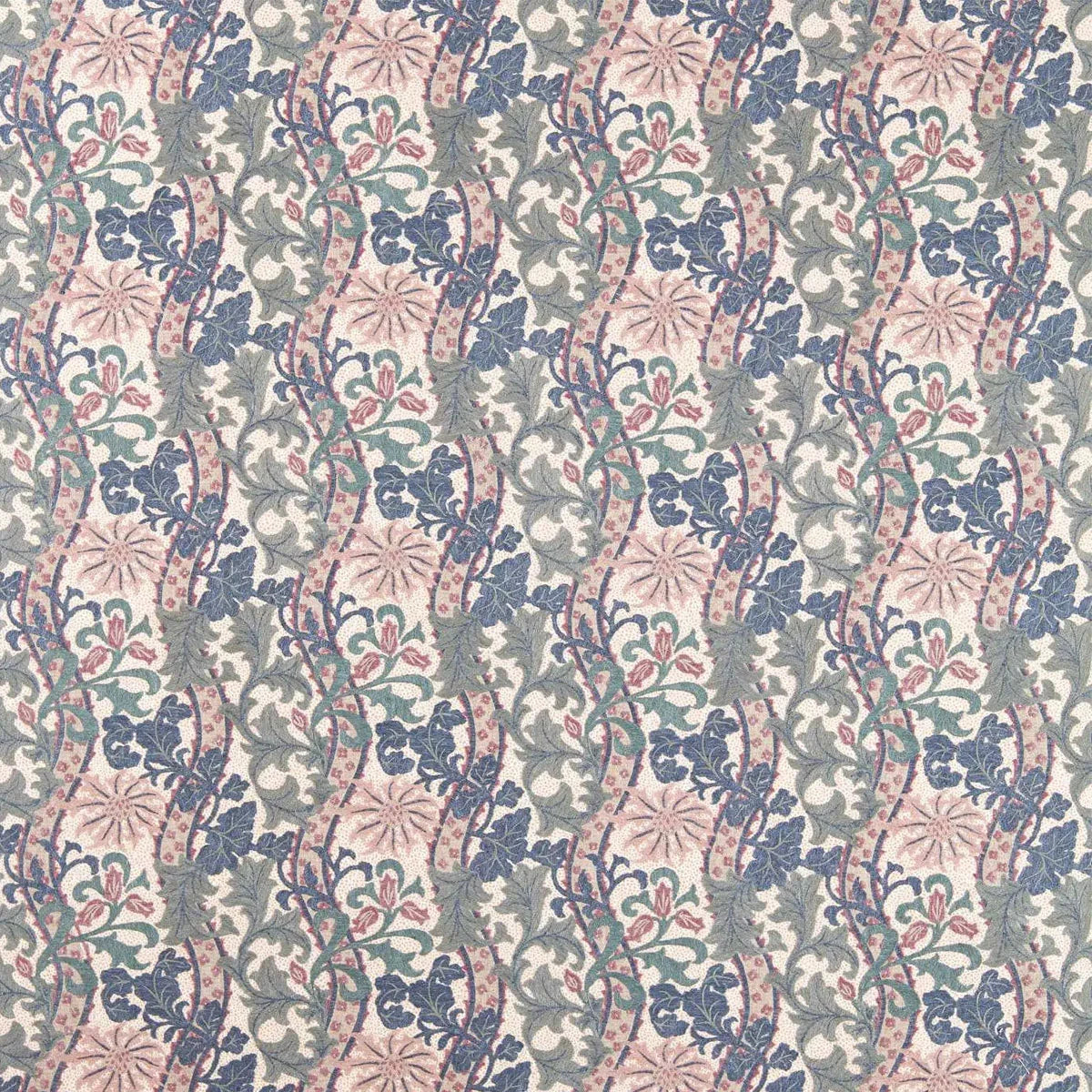 Cornflower Embroidery Fabric - Morris & Co