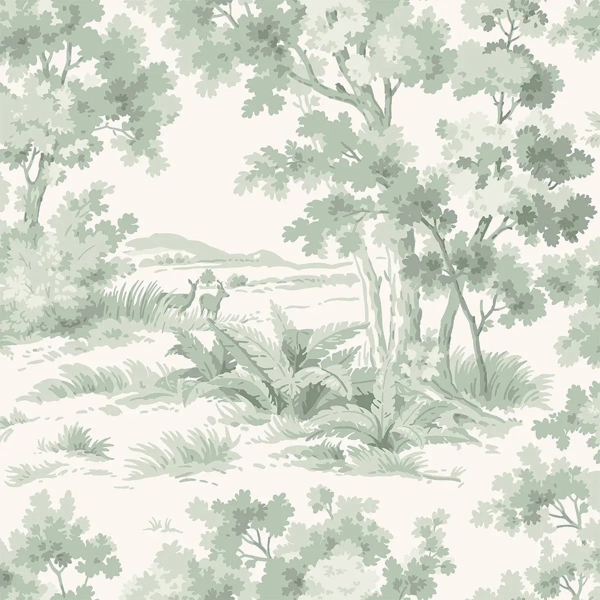 Countryside Morning Wallpaper - Borastapeter