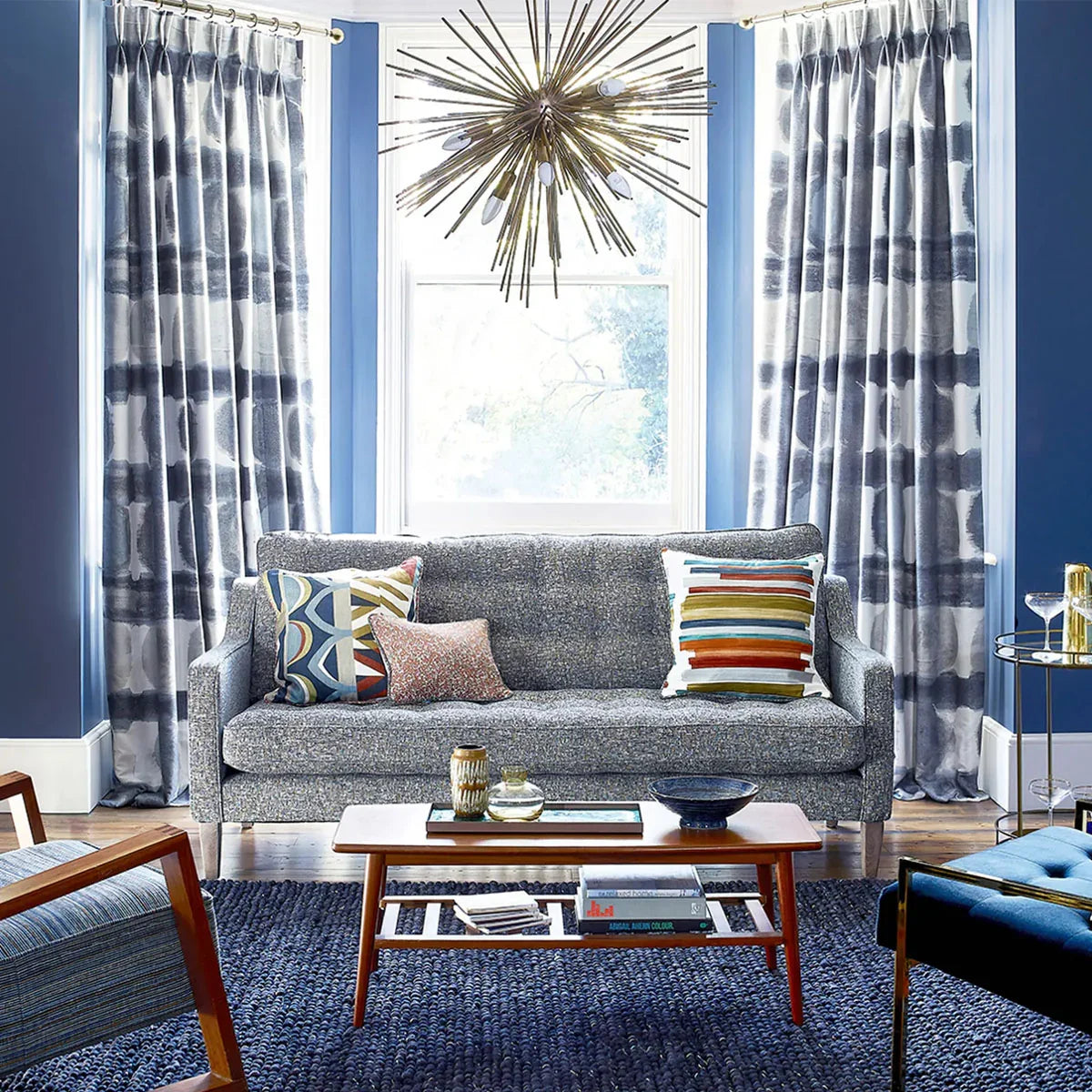 Delphis Fabric - Harlequin