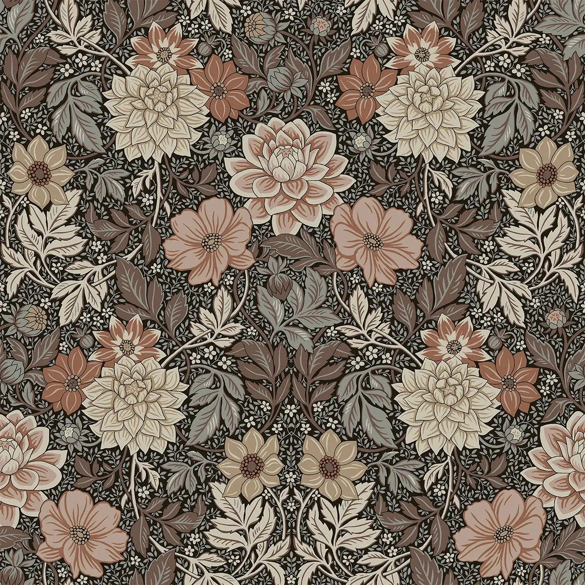 Dahlia Garden Wallpaper - Borastapeter