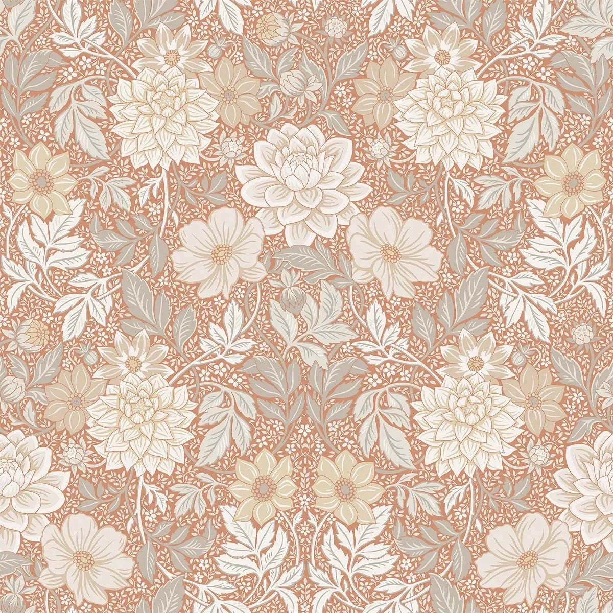 Dahlia Garden Wallpaper - Borastapeter