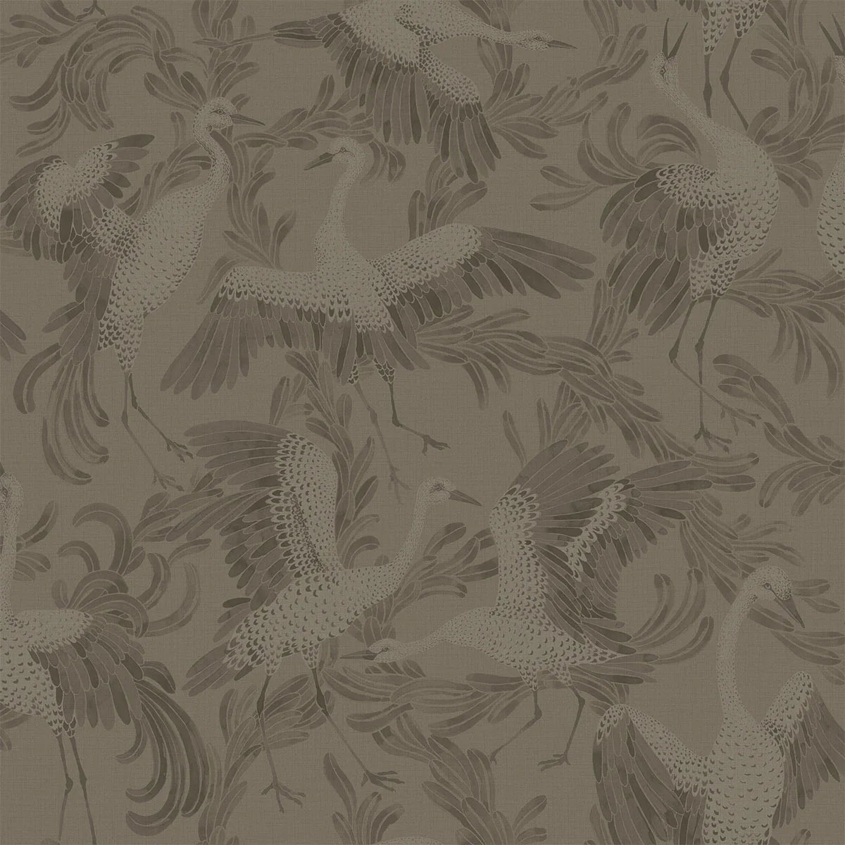 Dancing Crane Wallpaper - Borastapeter