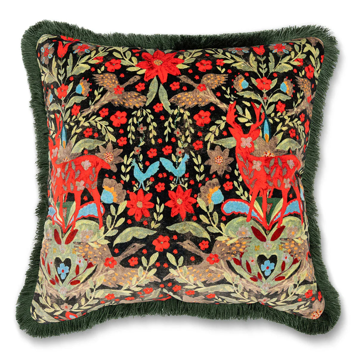 Der Konig Black Velvet Cushion - Mind The Gap