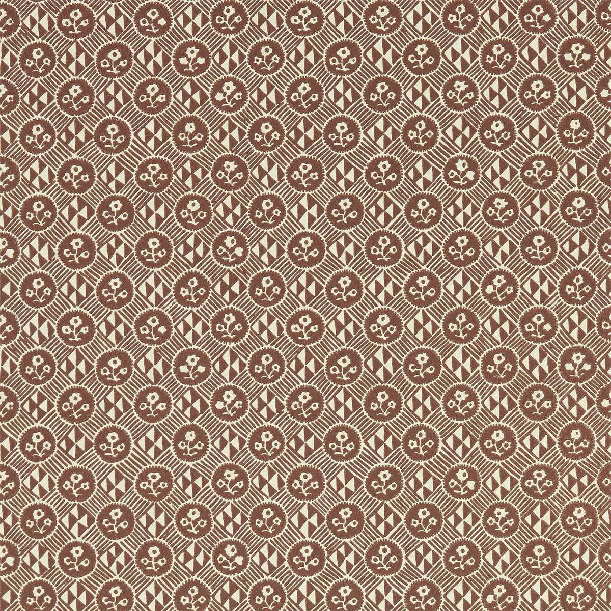 Diamonds & Flowers Wallpaper - Zoffany