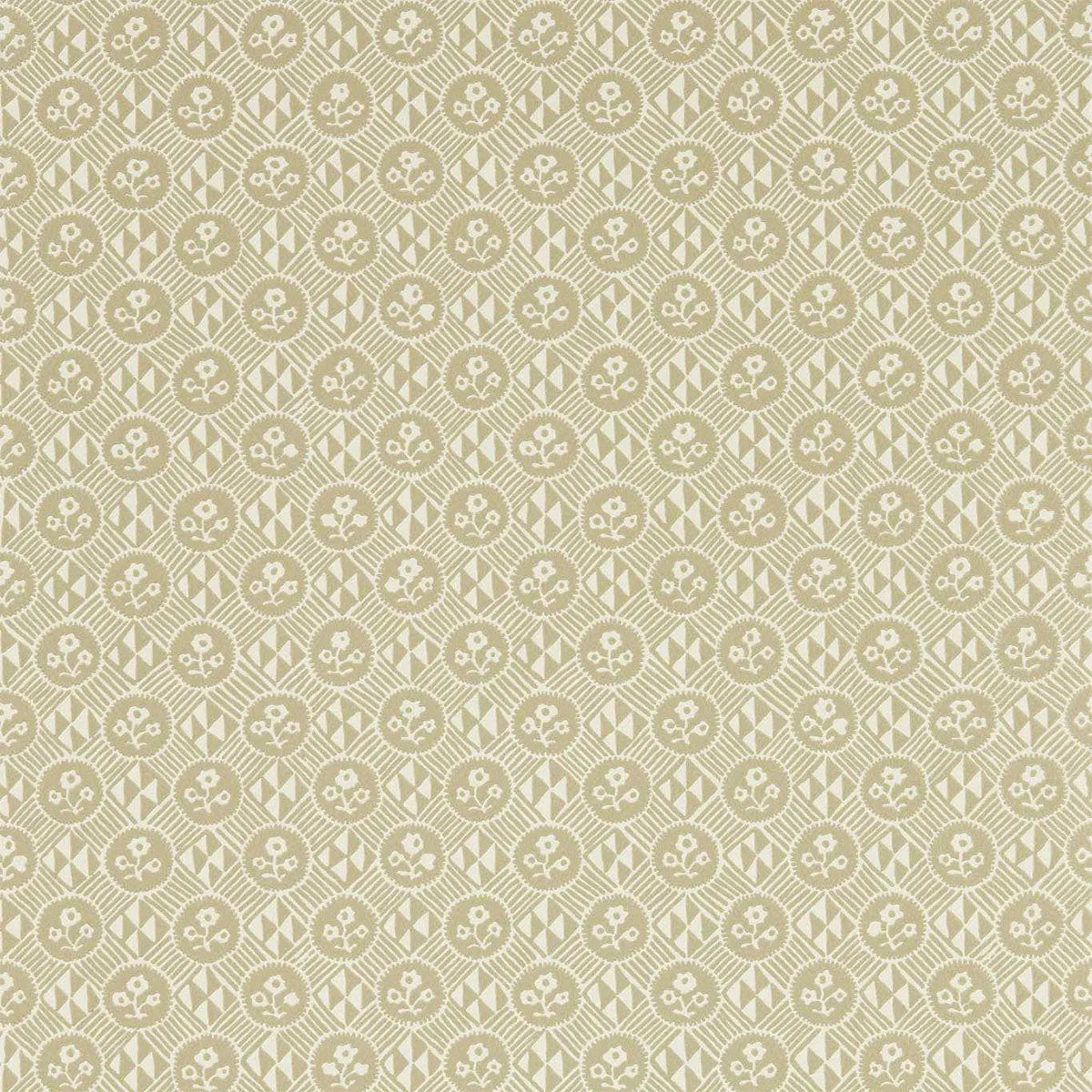Diamonds & Flowers Wallpaper - Zoffany