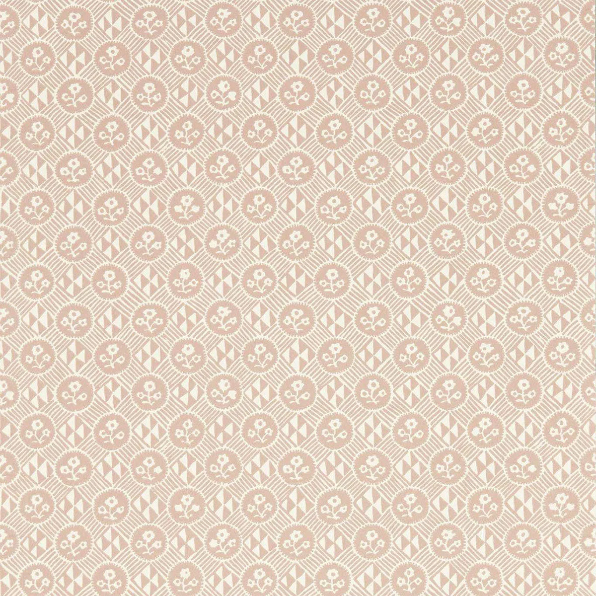 Diamonds & Flowers Wallpaper - Zoffany