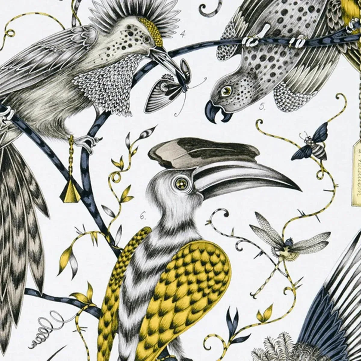 Audubon Fabric - Clarke & Clarke X Emma Shipley