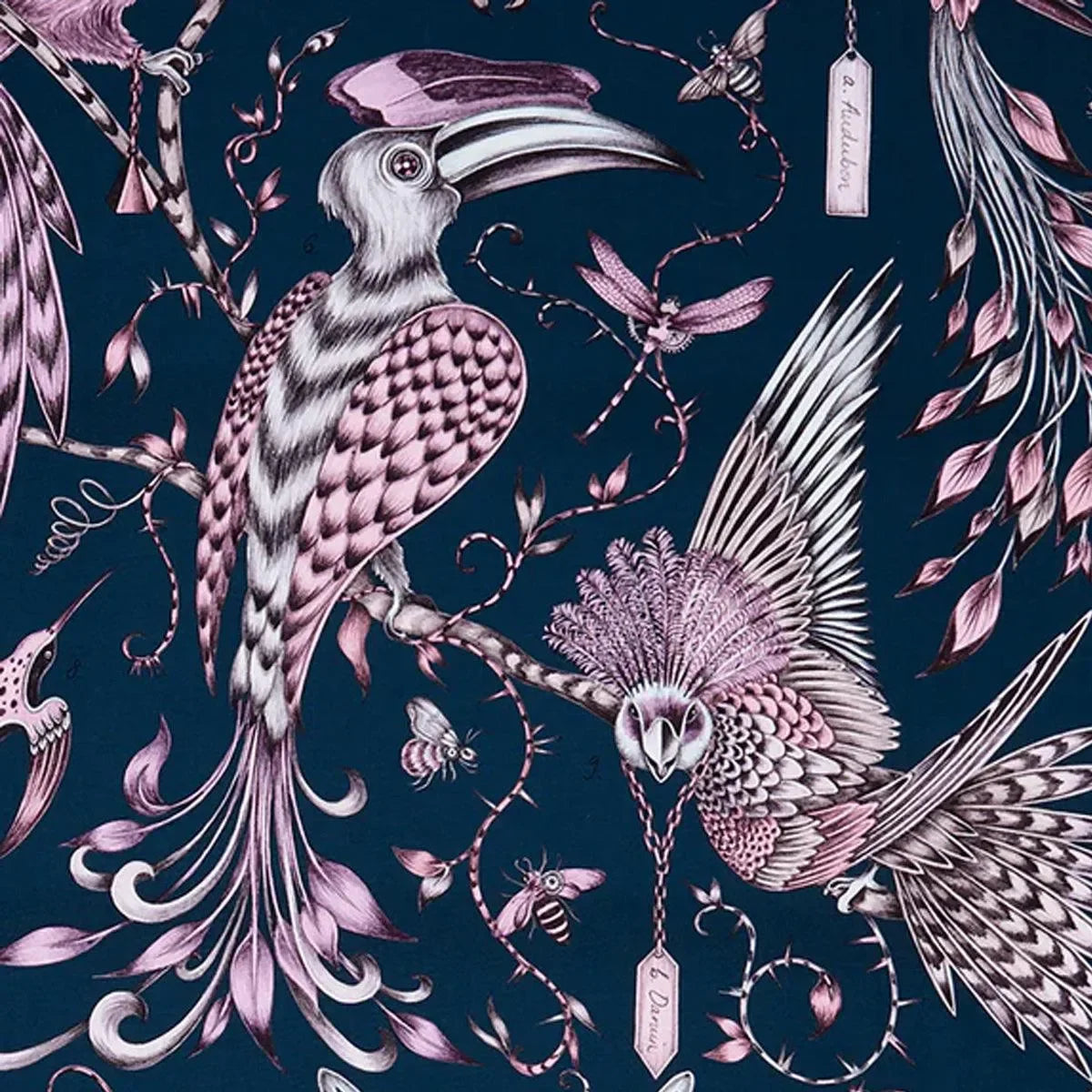 Audubon Fabric - Clarke & Clarke X Emma Shipley