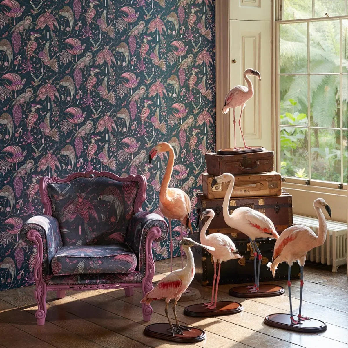 Audubon Fabric - Clarke & Clarke X Emma Shipley