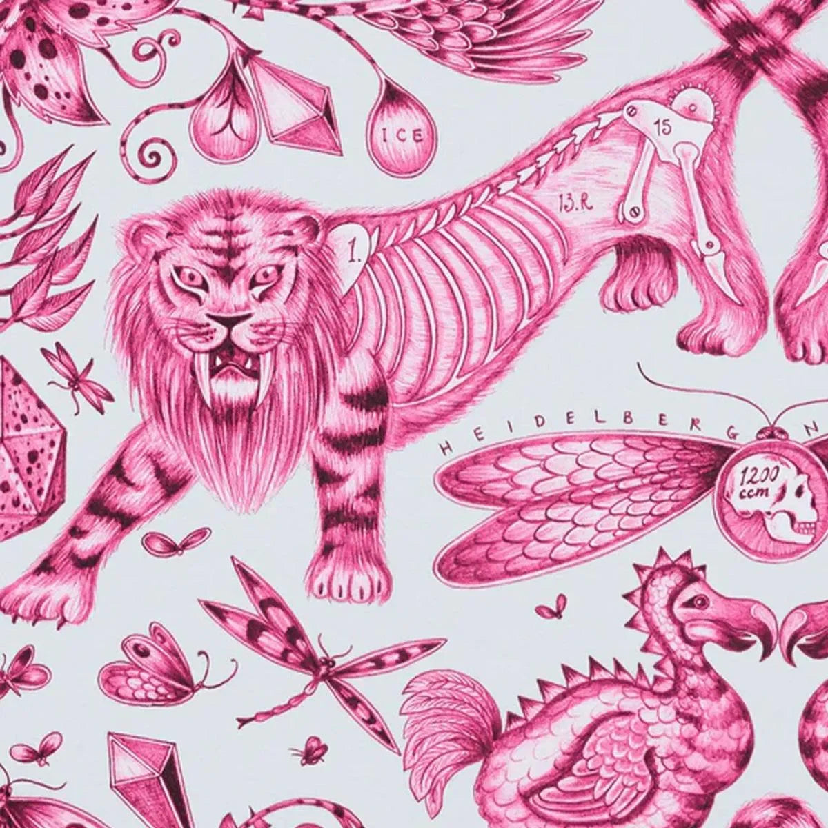 Extinct Fabric - Clarke & Clarke X Emma Shipley
