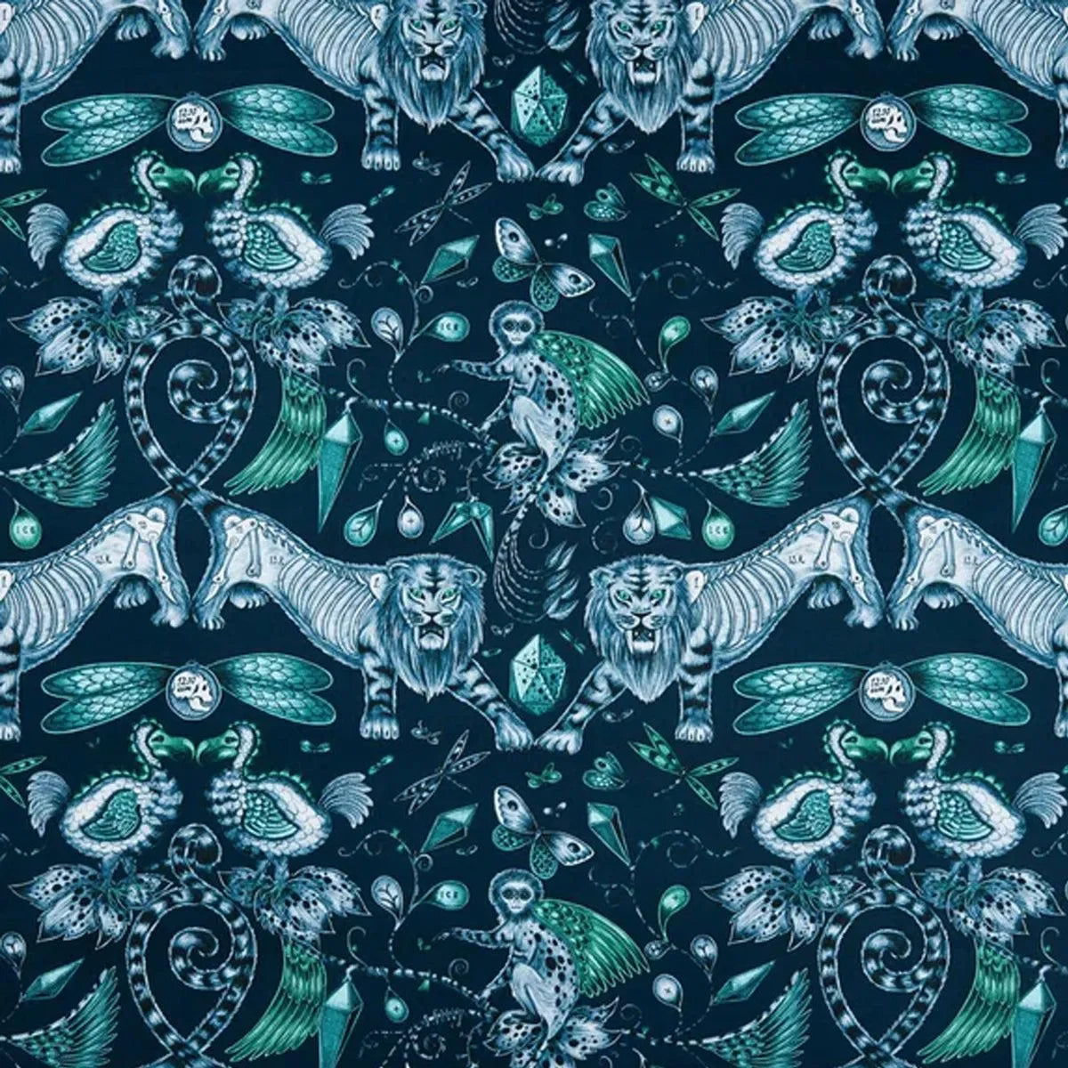 Extinct Fabric - Clarke & Clarke X Emma Shipley