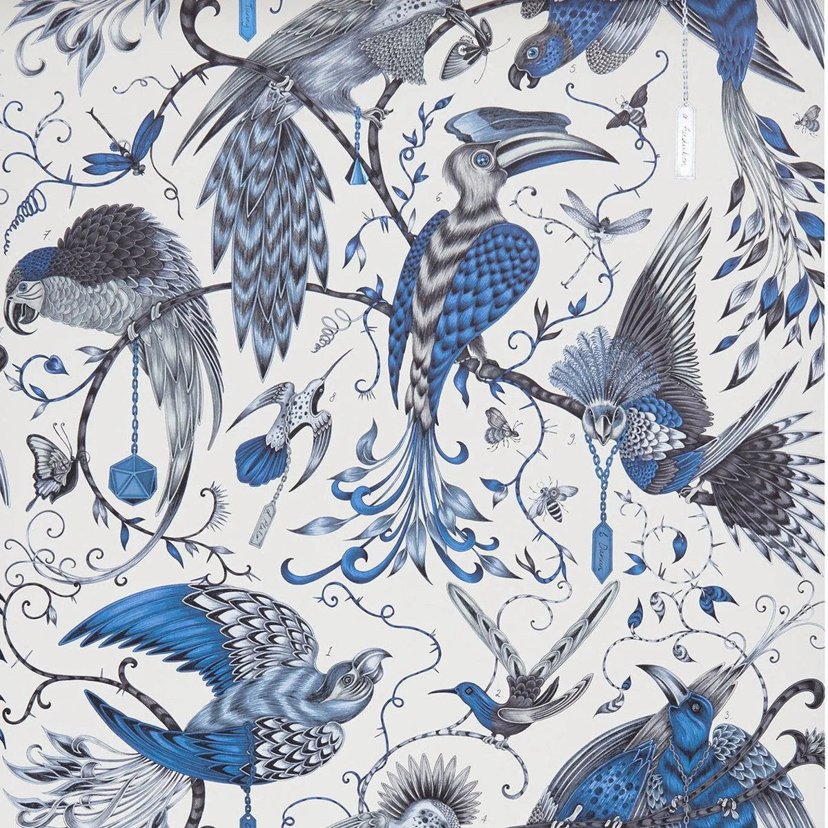 Audubon Wallpaper - Clarke & Clarke X Emma Shipley