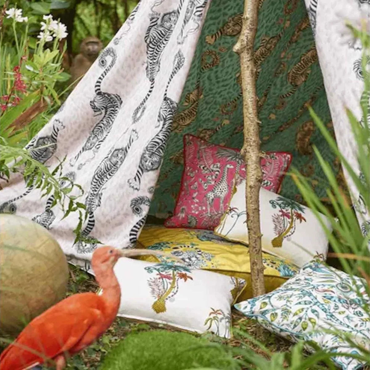 Jungle Palms Fabric - Clarke & Clarke X Emma Shipley