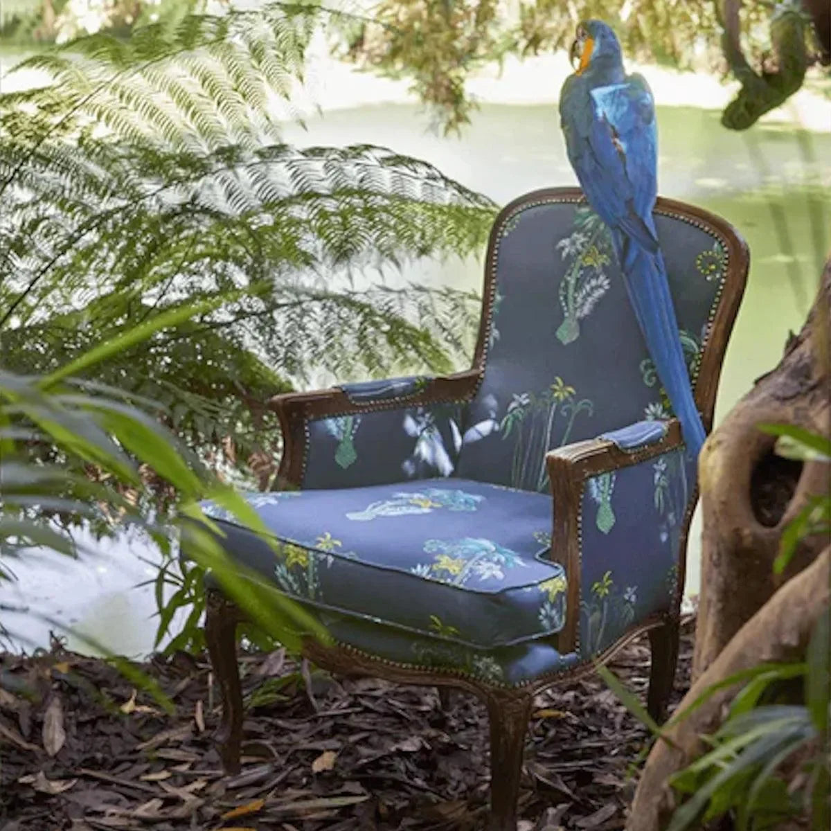Jungle Palms Fabric - Clarke & Clarke X Emma Shipley