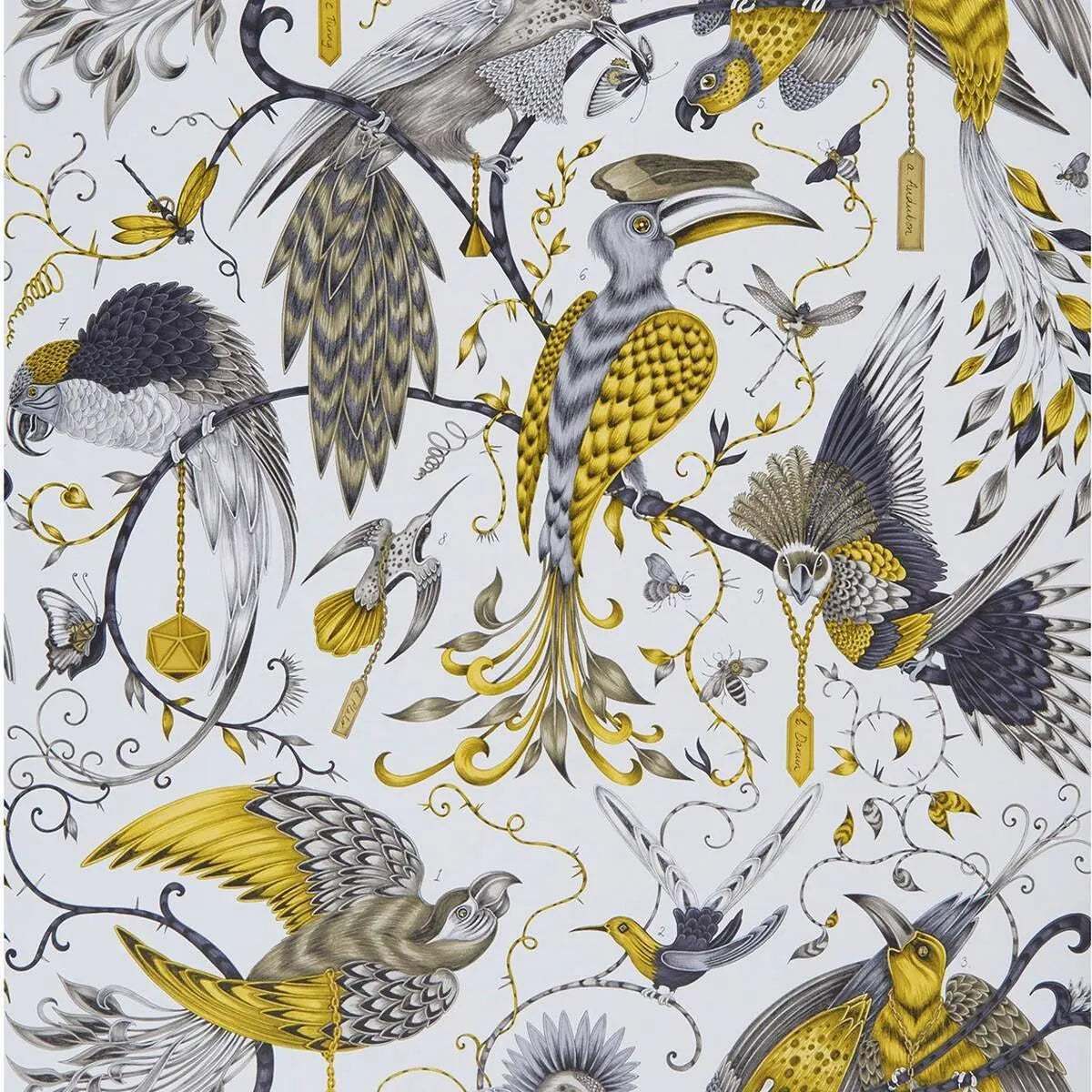 Audubon Wallpaper - Clarke & Clarke X Emma Shipley