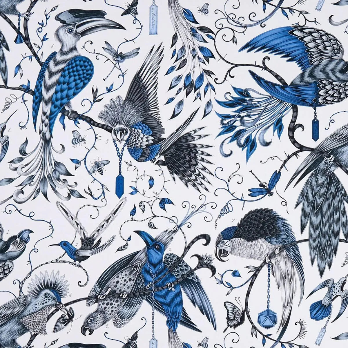 Audubon Fabric - Clarke & Clarke X Emma Shipley