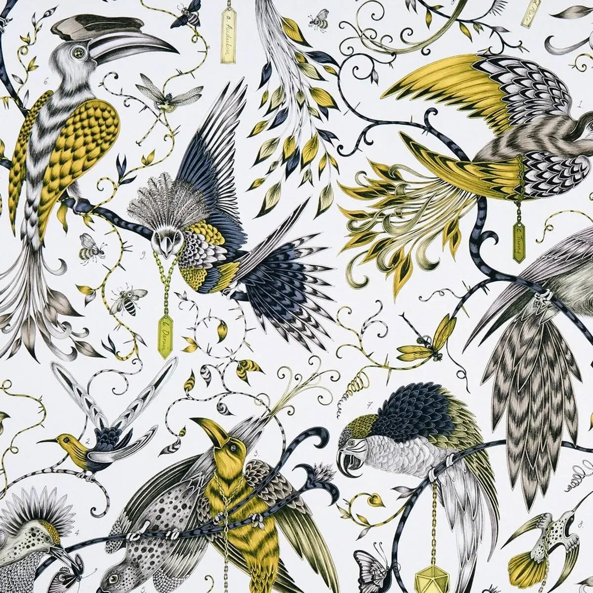Audubon Fabric - Clarke & Clarke X Emma Shipley