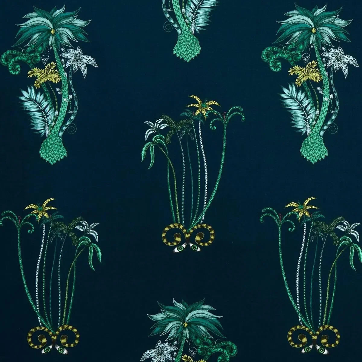 Jungle Palms Fabric - Clarke & Clarke X Emma Shipley