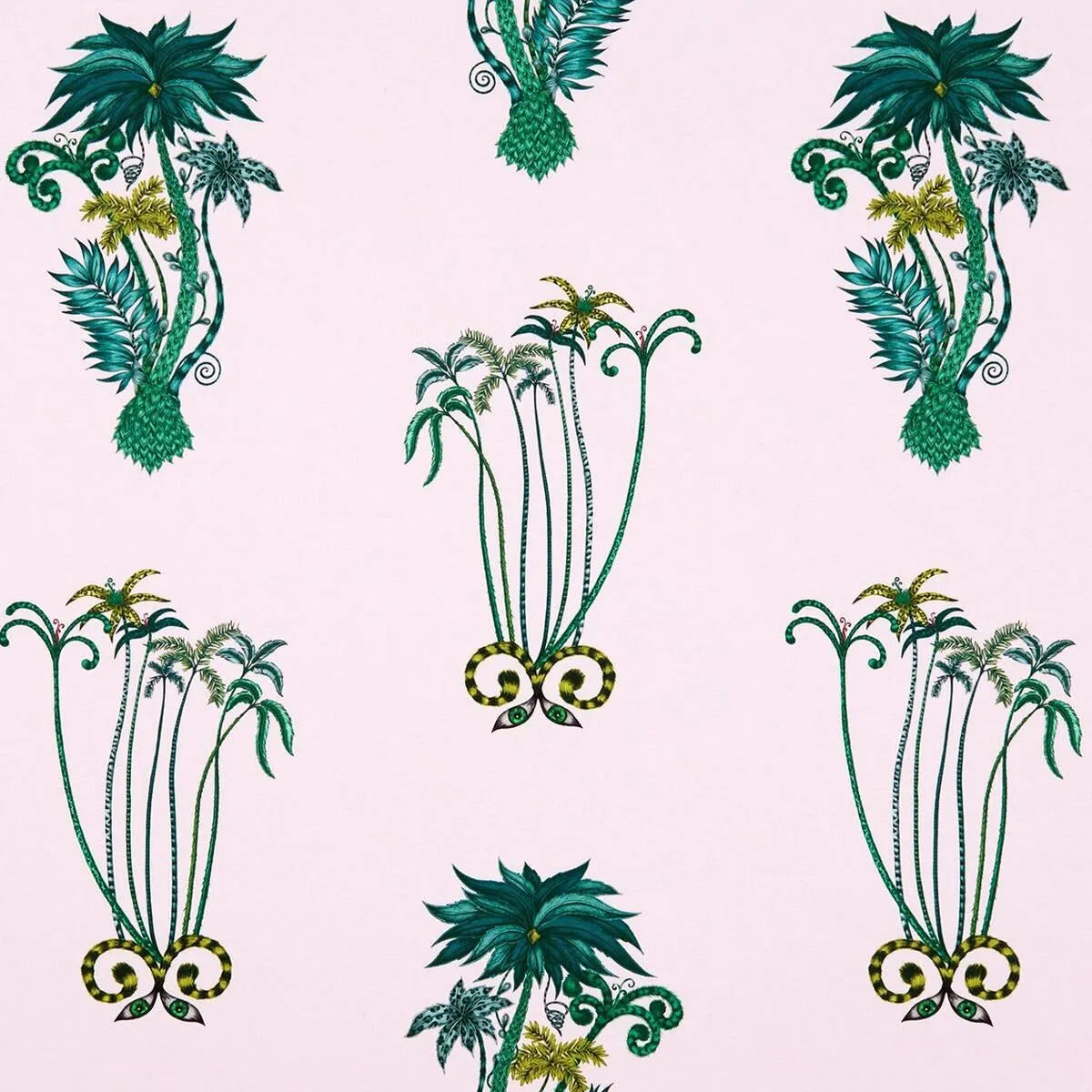 Jungle Palms Fabric - Clarke & Clarke X Emma Shipley