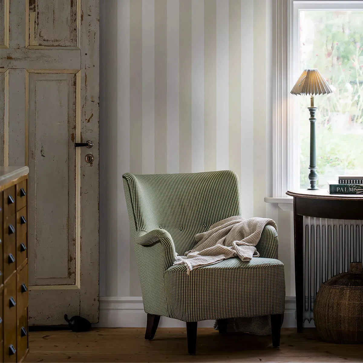 Falsterbo Stripe Wallpaper - Borastapeter