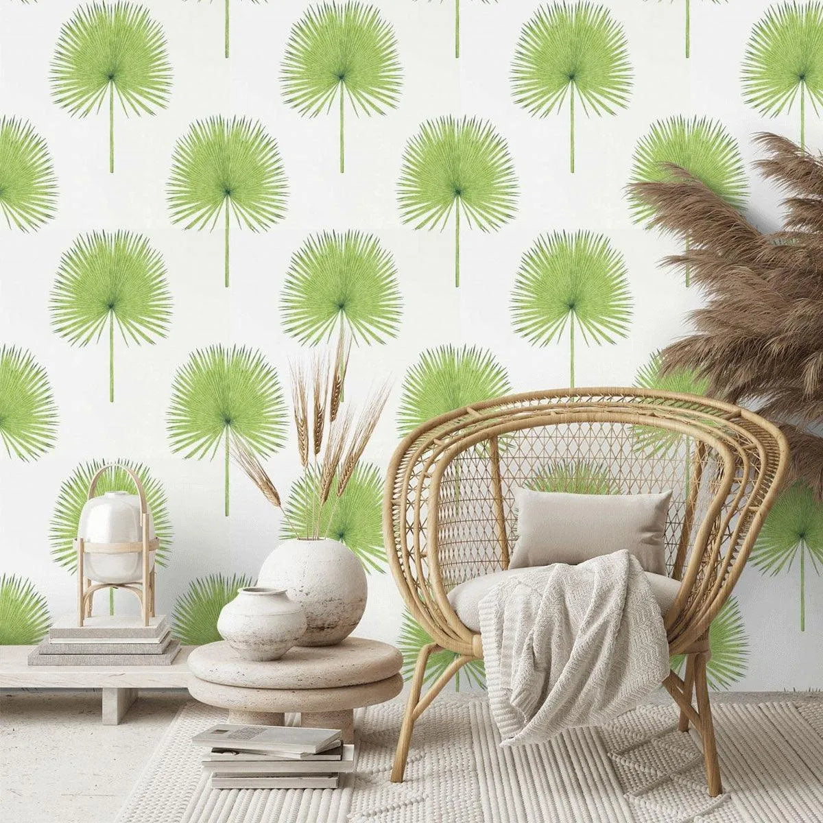 Fan Palm Wallpaper - Sanderson