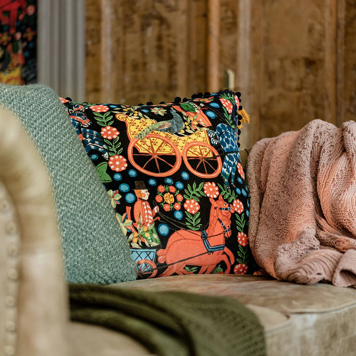 Fasnacht Cushion - Mind The Gap