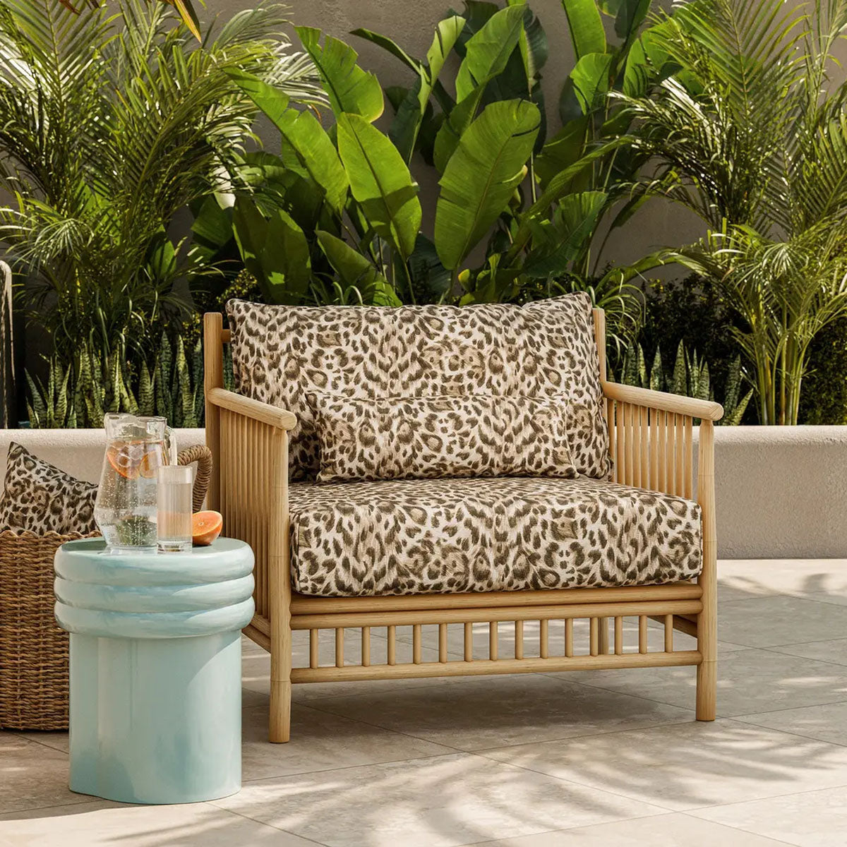 Felis Indoor Outdoor Fabric - Clarke & Clarke X Emma Shipley