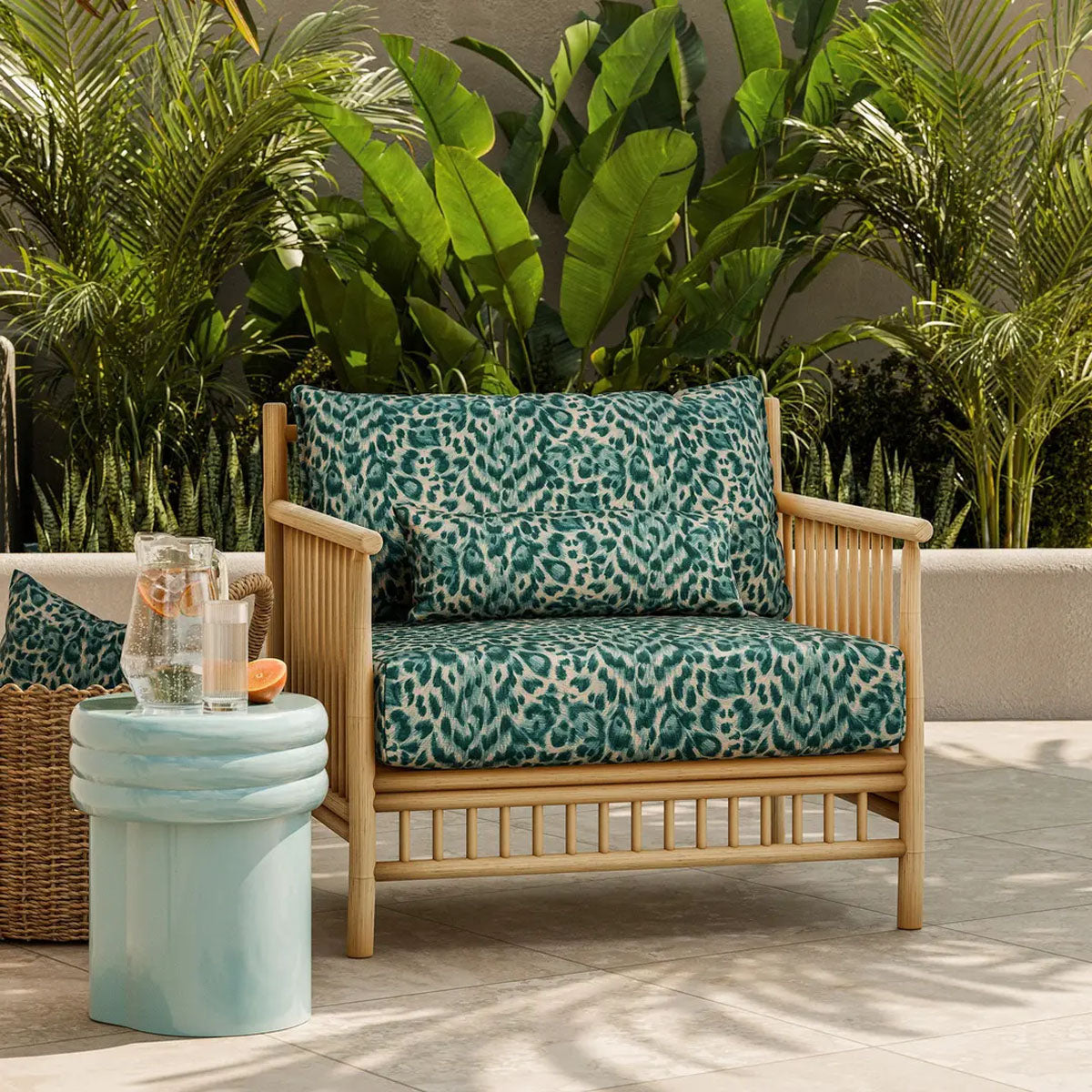 Felis Indoor Outdoor Fabric - Clarke & Clarke X Emma Shipley