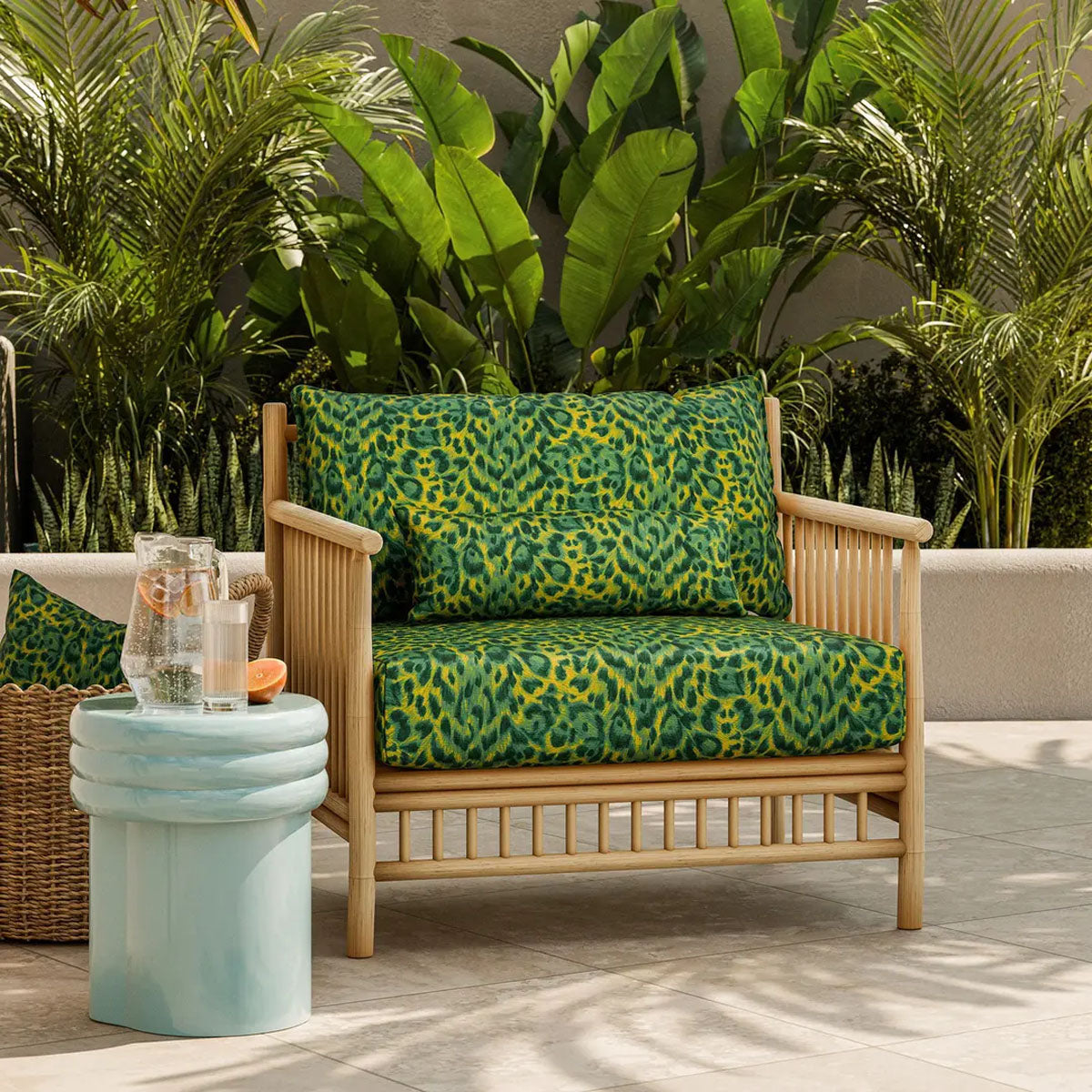 Felis Indoor Outdoor Fabric - Clarke & Clarke X Emma Shipley