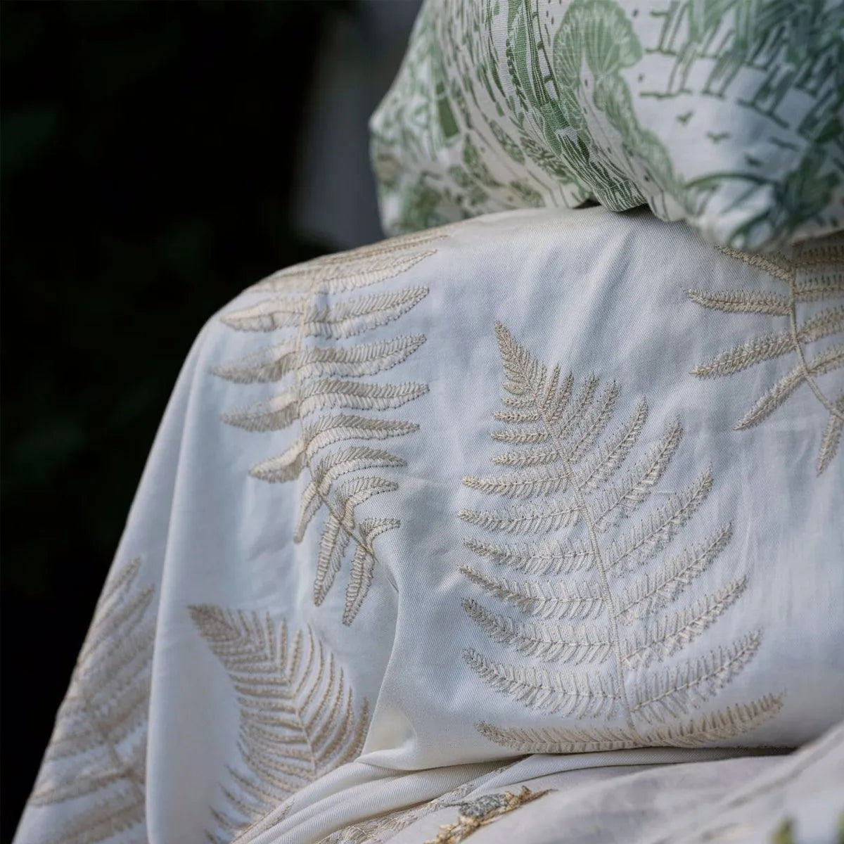 Fern Embroidery Fabric - Sanderson
