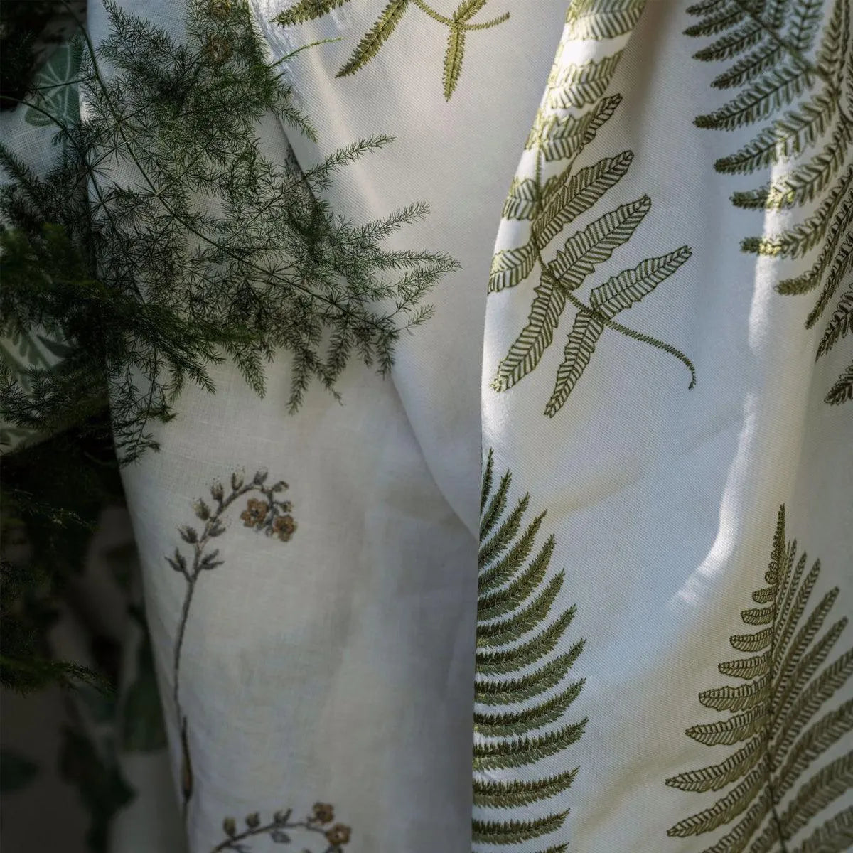 Fern Embroidery Fabric - Sanderson