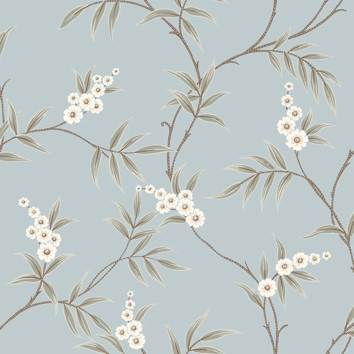 Floral Tree Wallpaper - Borastapeter