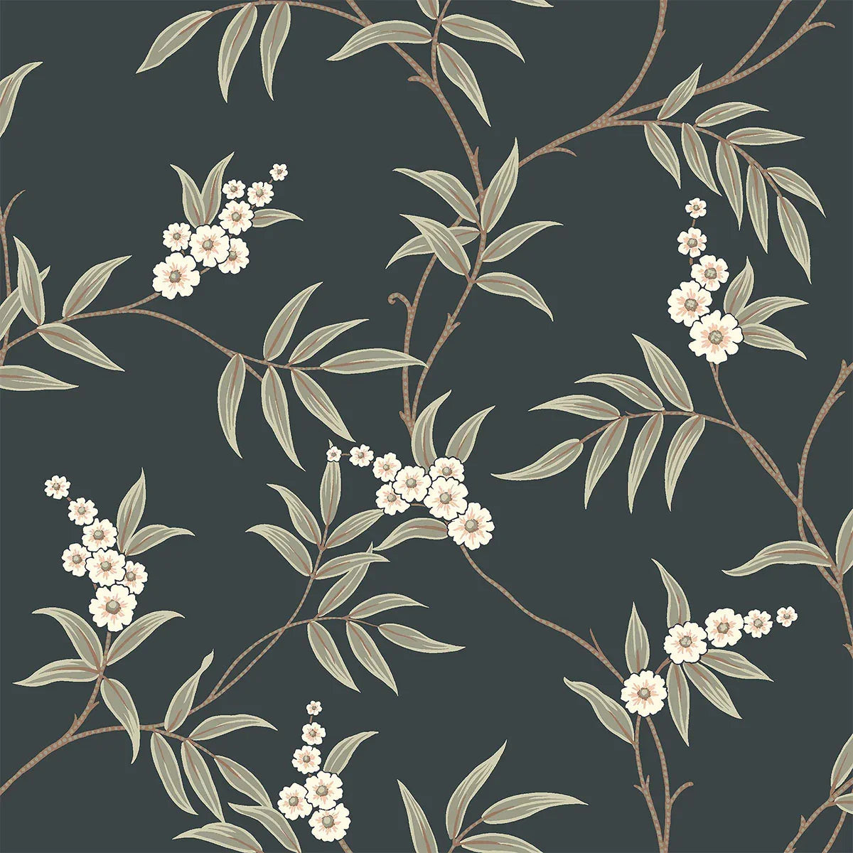 Floral Tree Wallpaper - Borastapeter