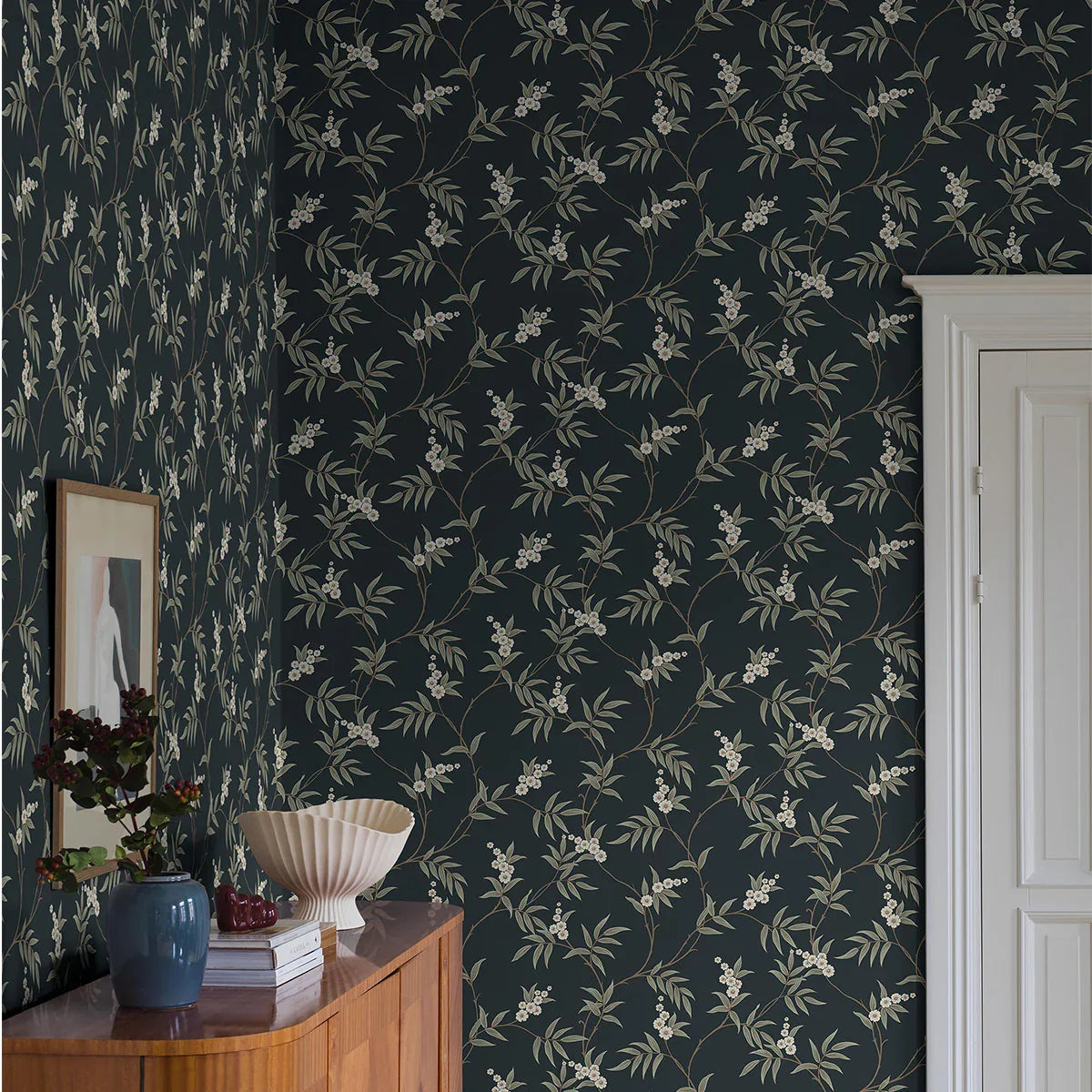 Floral Tree Wallpaper - Borastapeter
