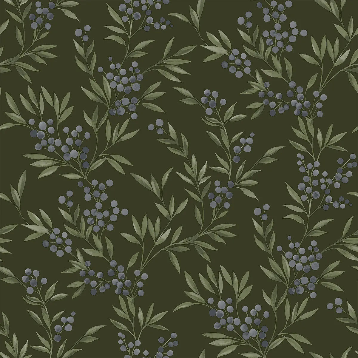 Forest Berries Wallpaper - Borastapeter