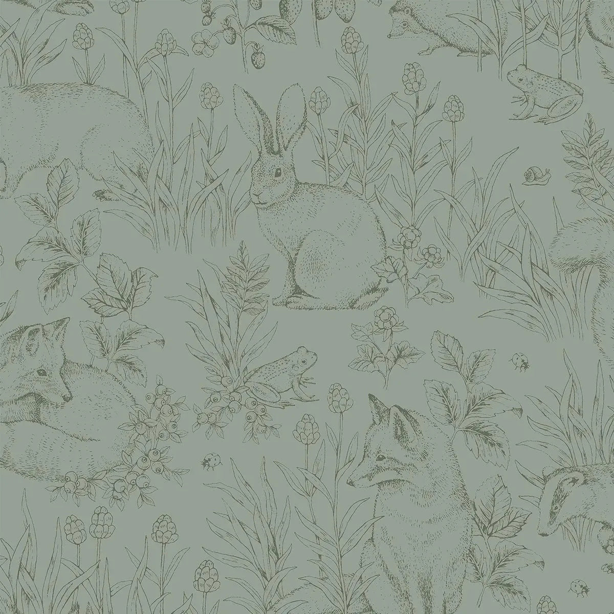 Forest Friends Wallpaper - Borastapeter
