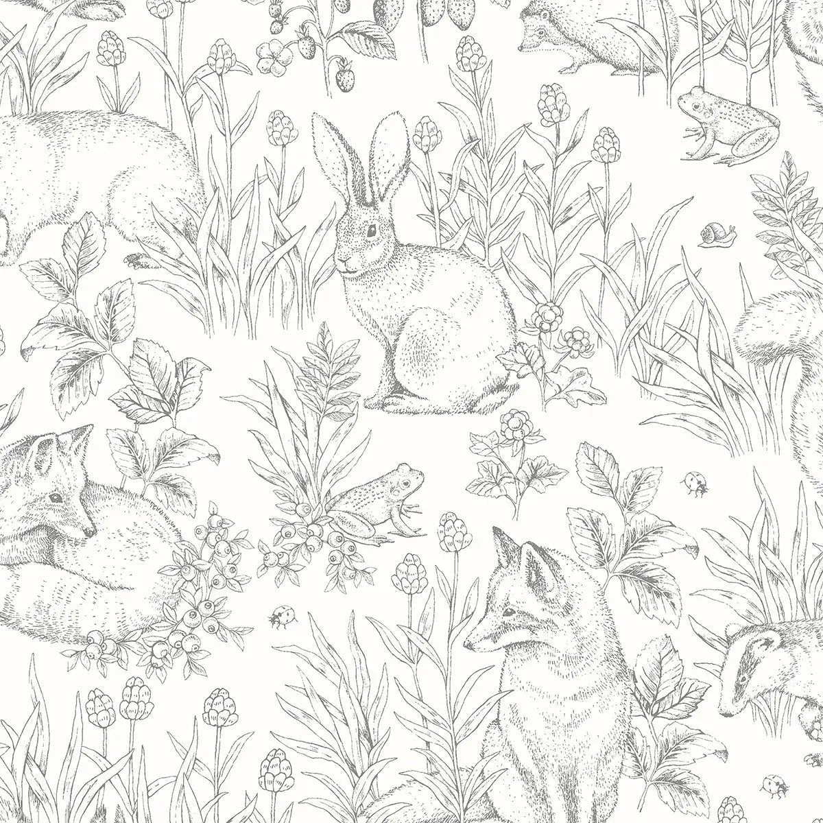 Forest Friends Wallpaper - Borastapeter