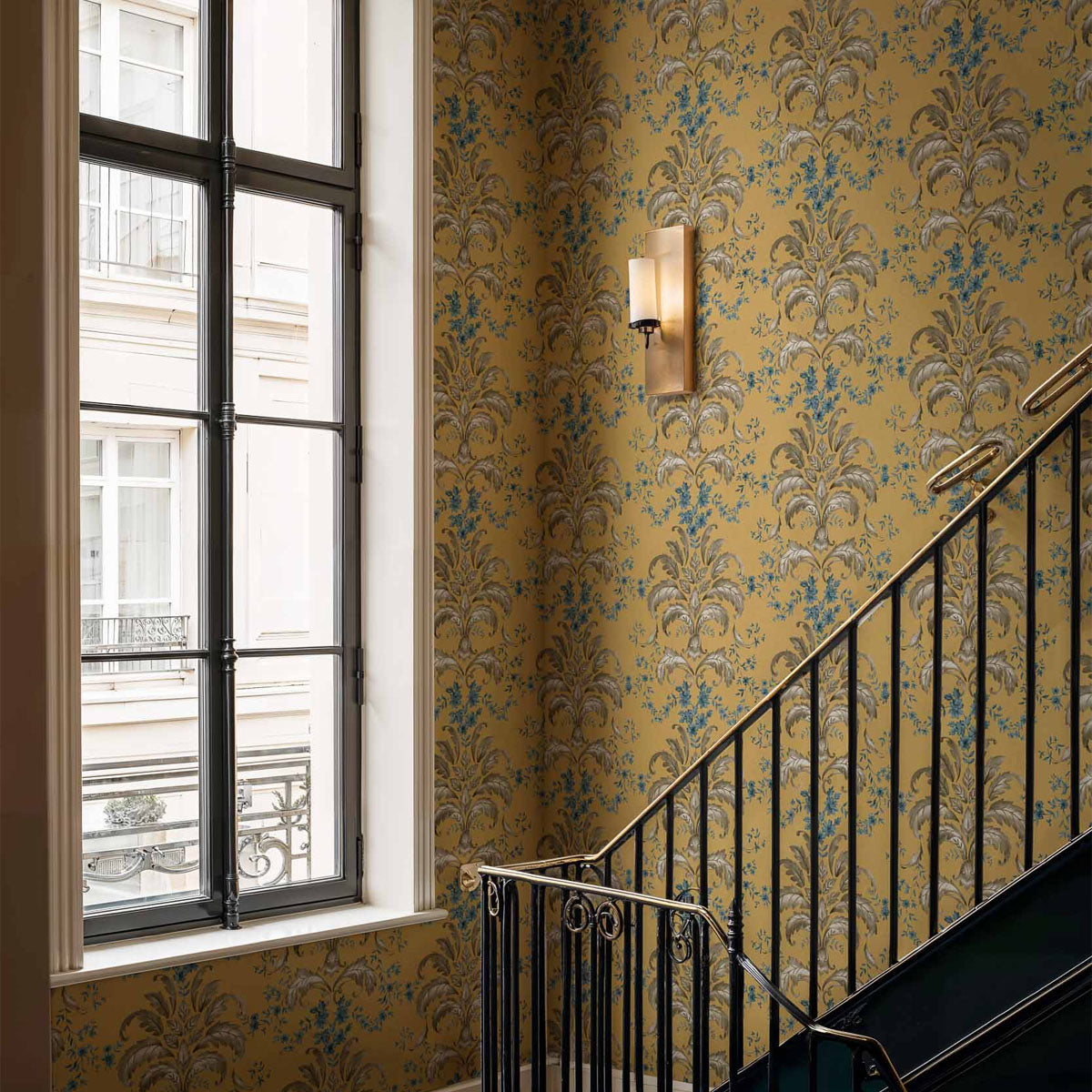 French Damask Wallpaper - Coordonne
