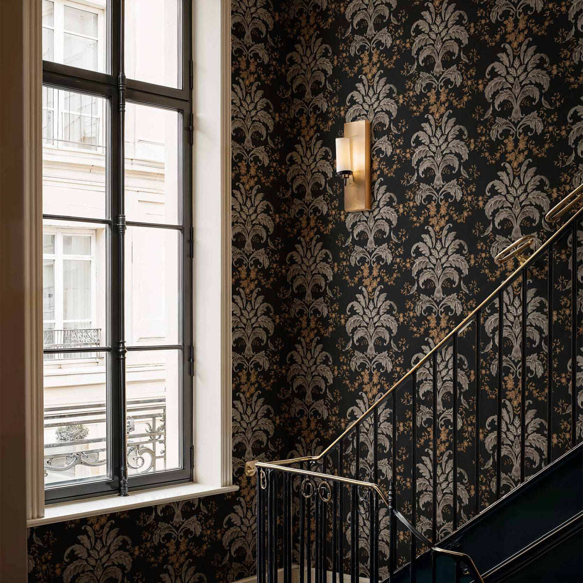 French Damask Wallpaper - Coordonne
