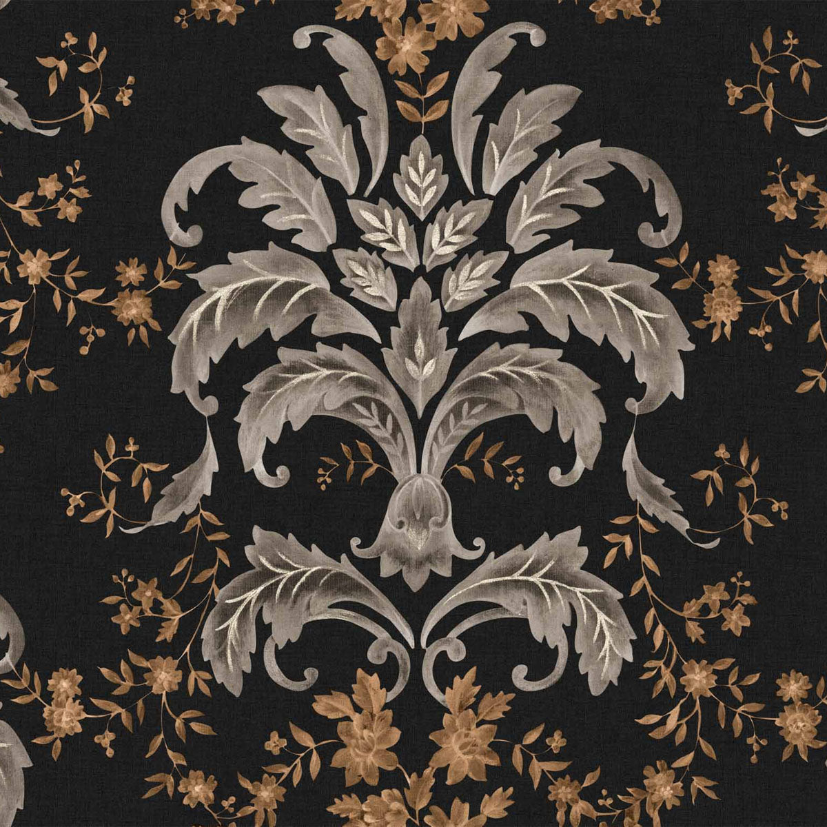 French Damask Wallpaper - Coordonne