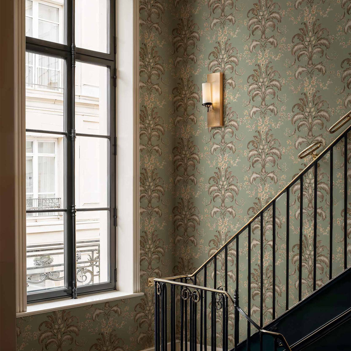 French Damask Wallpaper - Coordonne