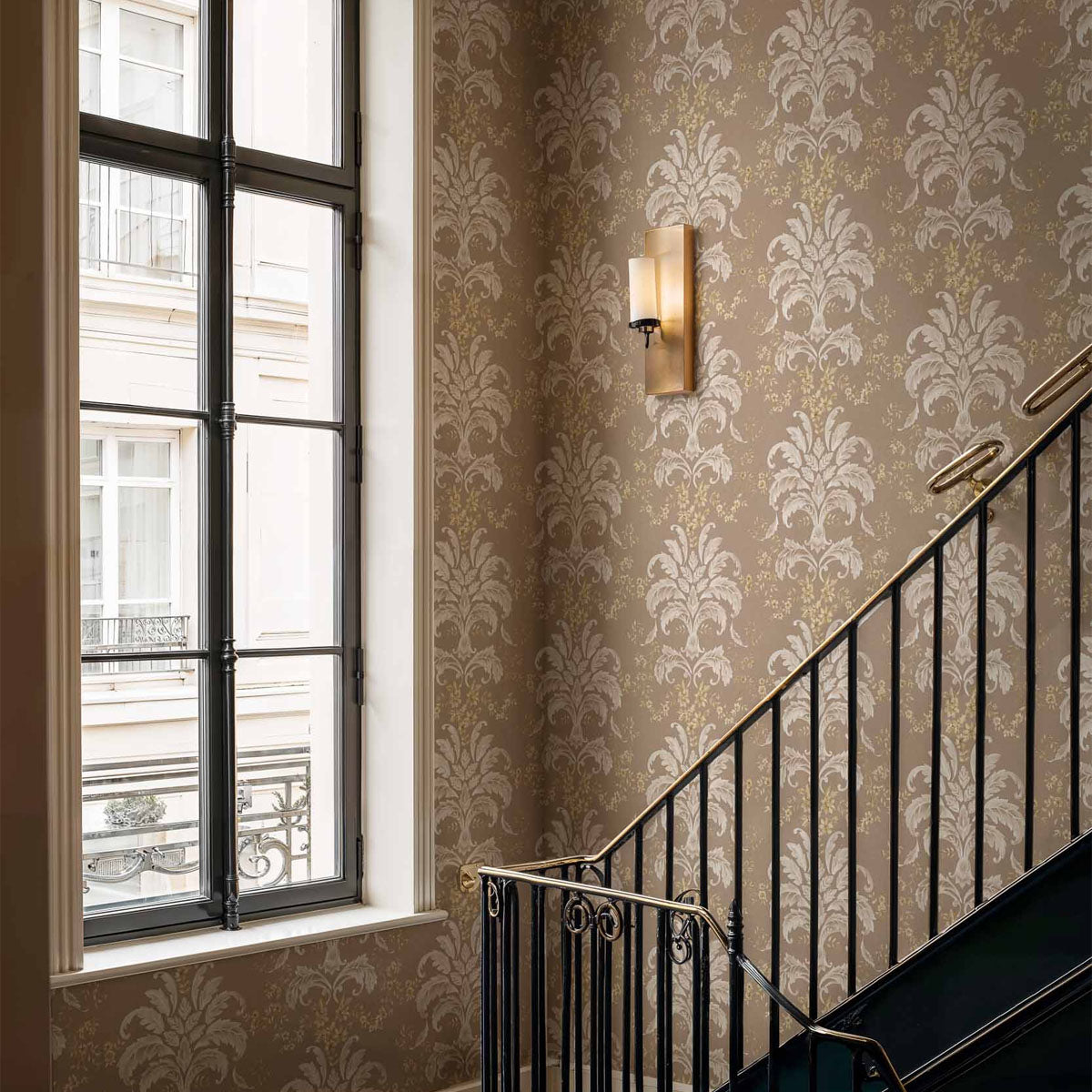 French Damask Wallpaper - Coordonne