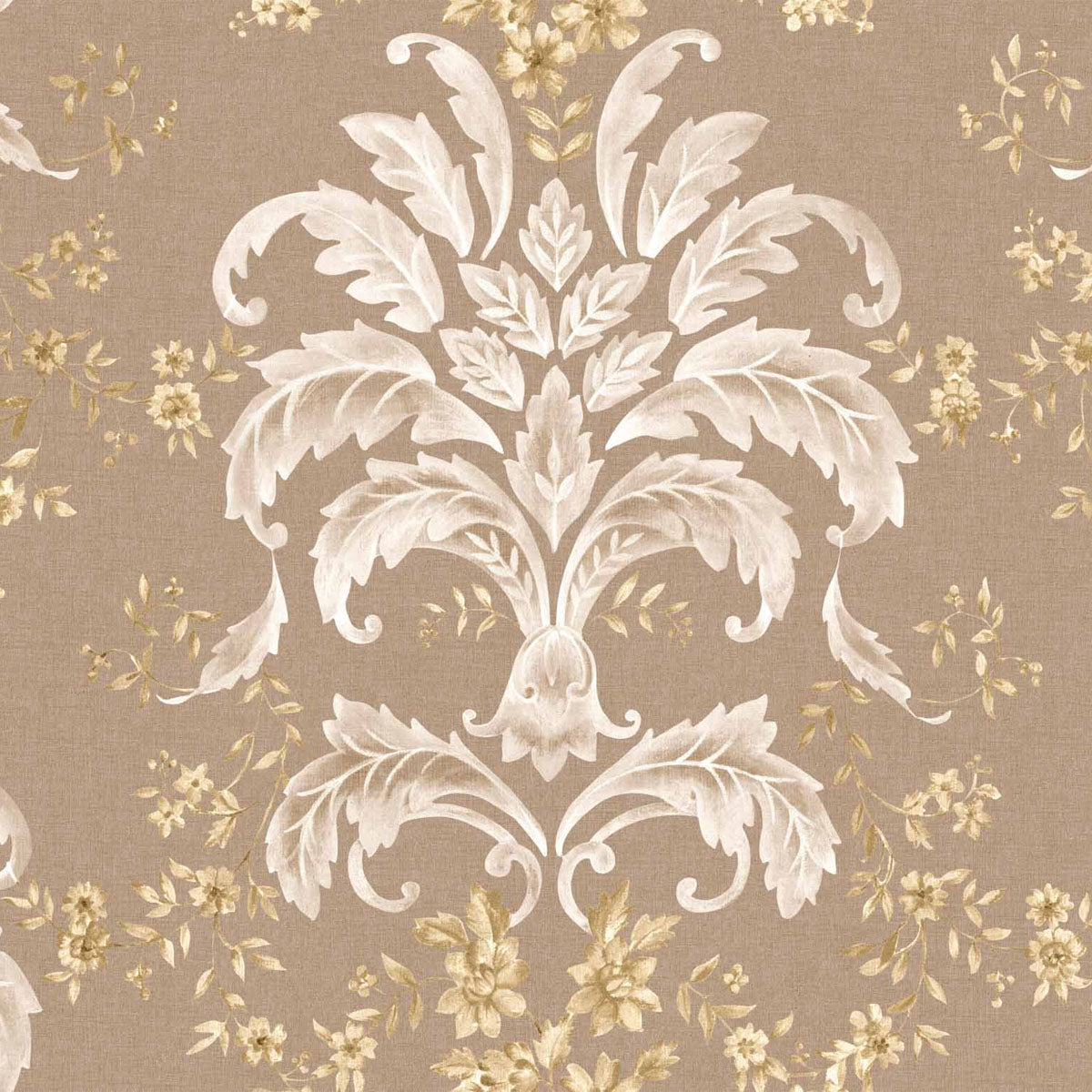 French Damask Wallpaper - Coordonne